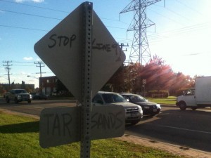 Figure 5: Stop Line 9! TAR SANDS. 